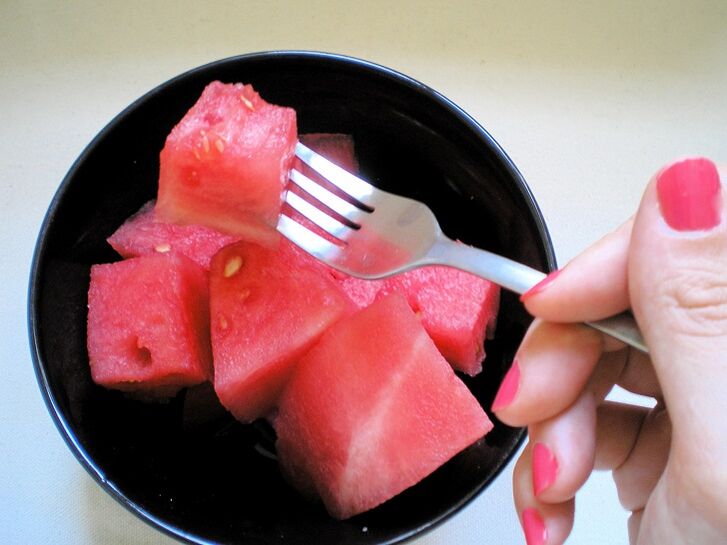Eat watermelon for weight loss